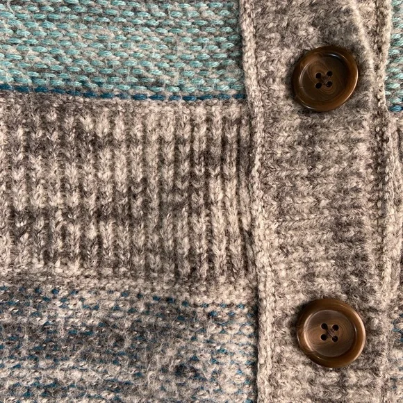 Mossimo Multi-Color Wool Blend Button Front Cardigan Women’s M - Picture 8 of 9